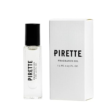PIRETTE Mini Fragrance Oil Roll On, Beach-Inspired, & Long Lasting Perfume Oil with Notes of Fresh Green Coconut, Surf Wax & Sunscreen, Travel Size Perfume for Women, 0.25 fl oz